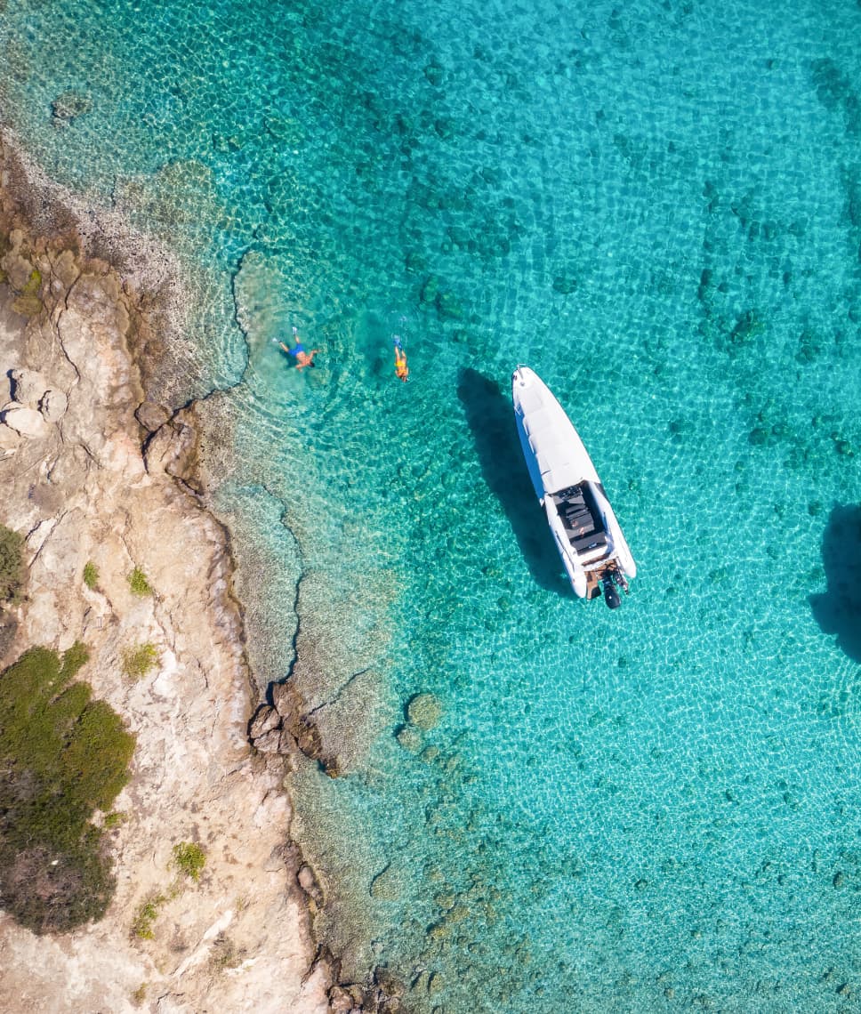 Panoramic view of boat